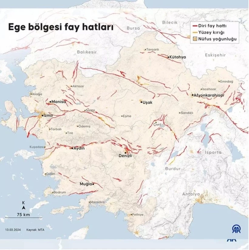 Iste En Tehlikeli Fay Hatlari Izmir 1Inci Derece Deprem Bolgesi 3