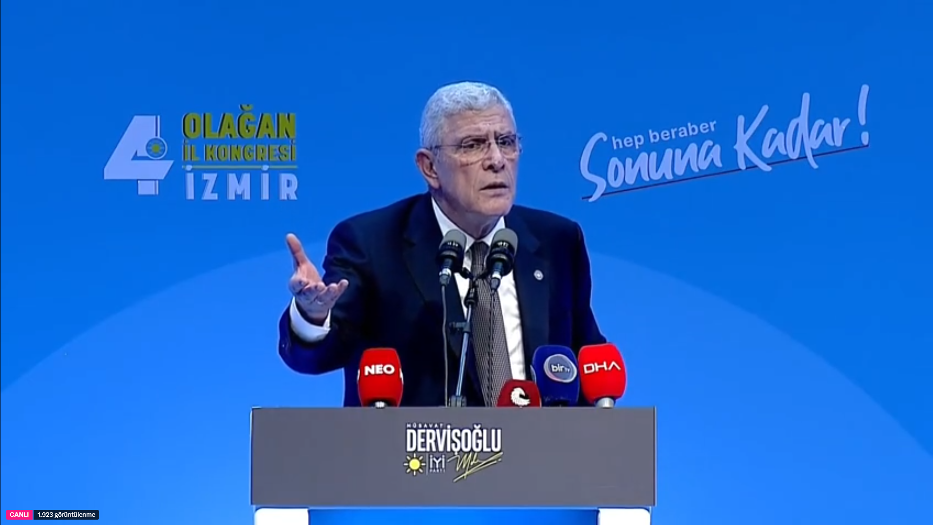 Dervisoglu Partisinin Izmir Kongresinde Konustu Cumhur Ittifakina Terorsuz Turkiye Cikisi 3