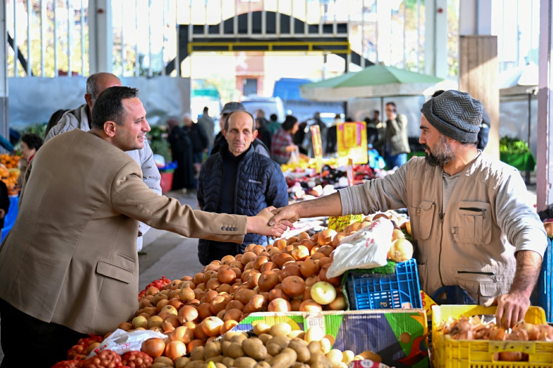 Baskan Eskiden Pazaryeri Denetimi Esnafa Hijyen Uyarisi 3