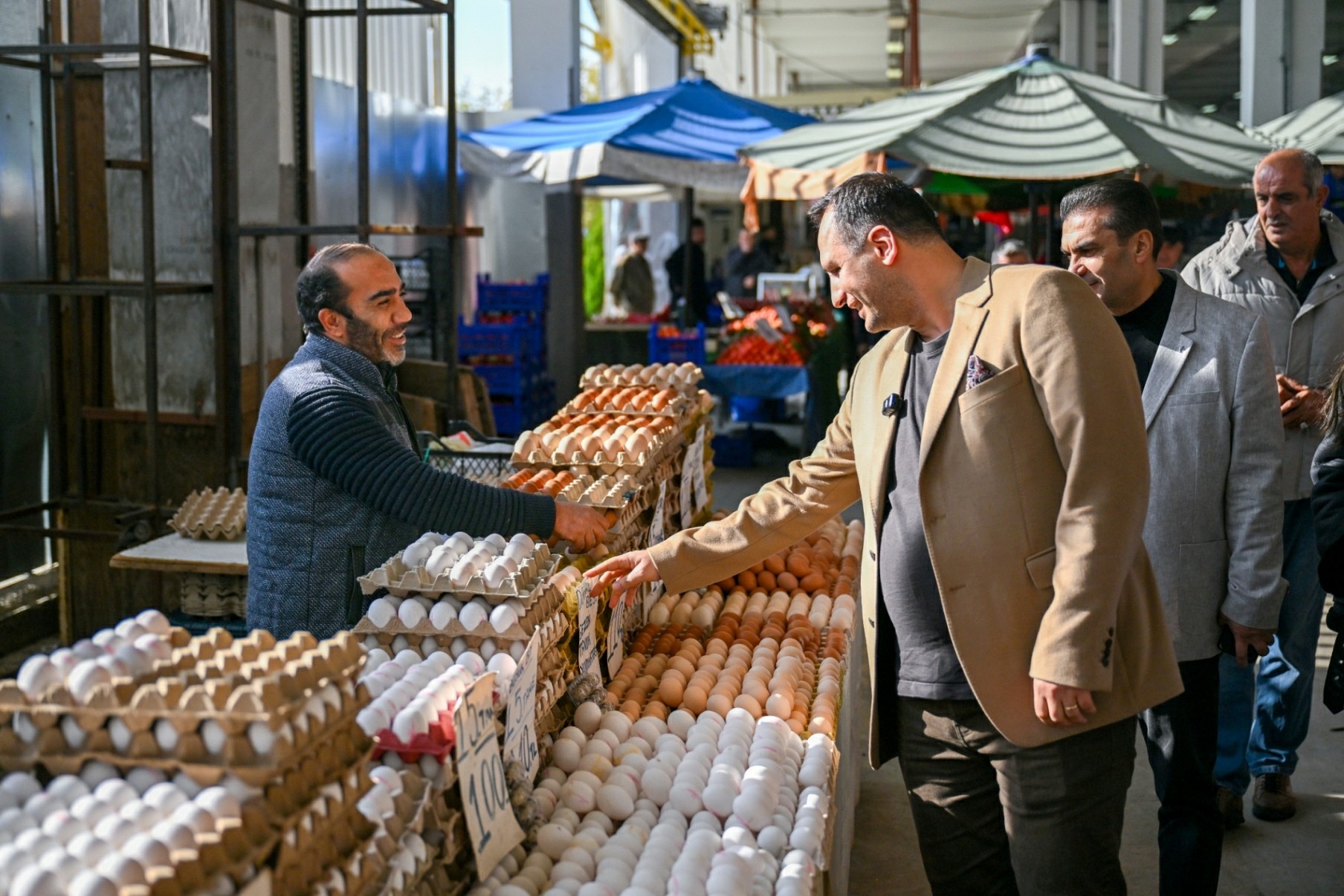 Baskan Eskiden Pazaryeri Denetimi Esnafa Hijyen Uyarisi 4
