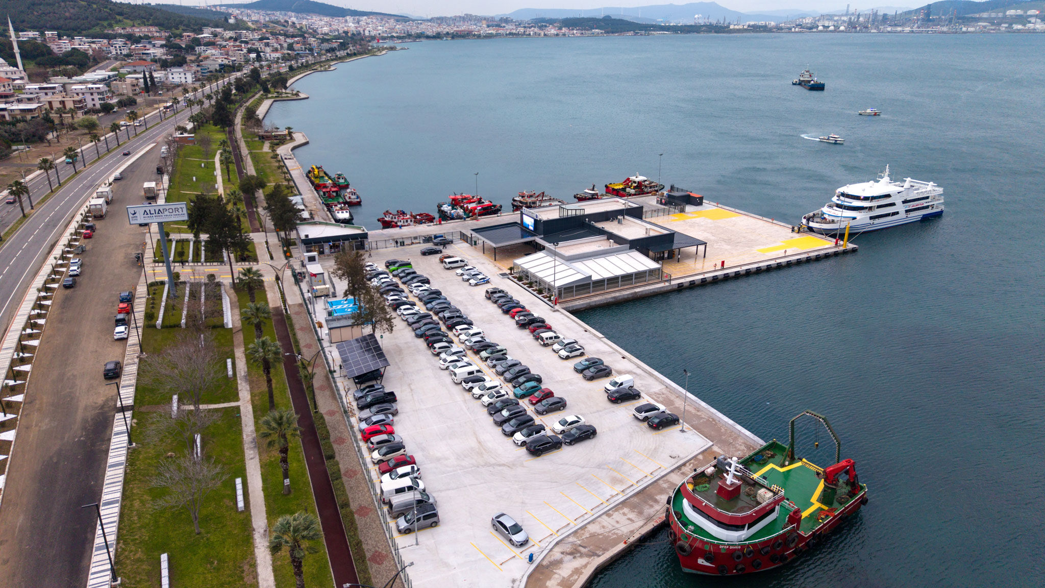 2 Aliağa’da Tarihi Gün Aliaport Deniz Yolcu İskelesi’nde İlk Sefer Yapıldı