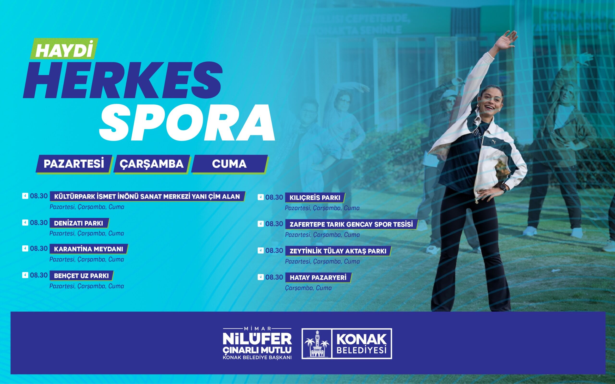 Konak’ta Açık Havada Sabah Sporu Başlıyor (6)