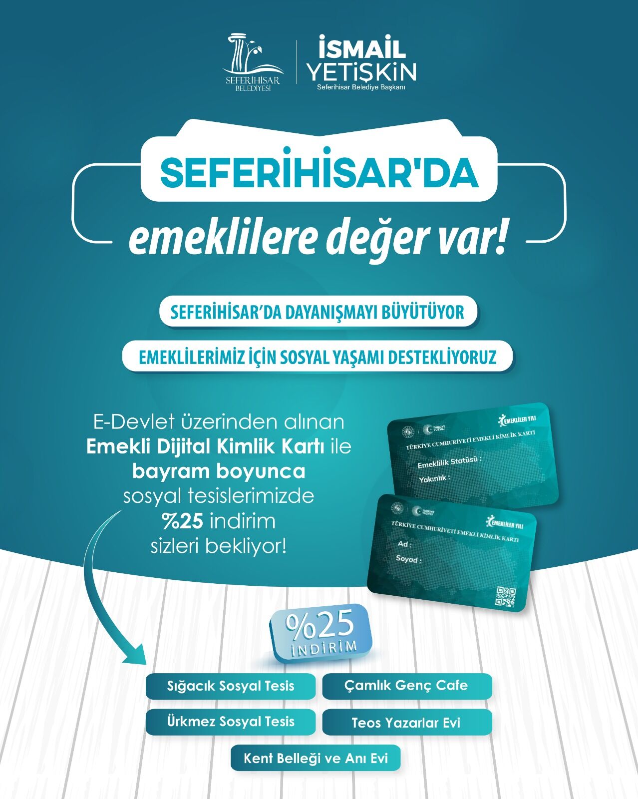 Seferihisarda Emeklilere Bayramda 25 Indirim Destegi 1