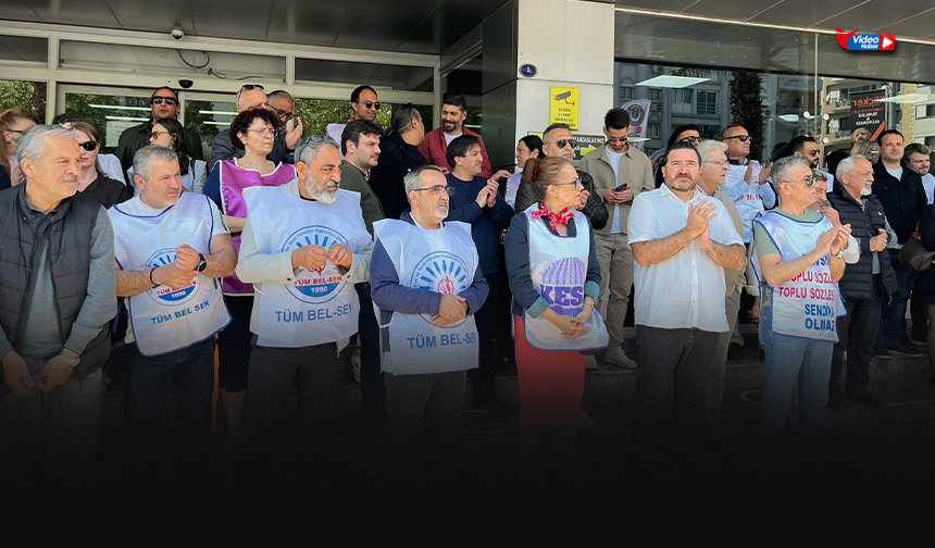 CHP Karşıyaka eylem alanı: Memurlar kapıya dayandı