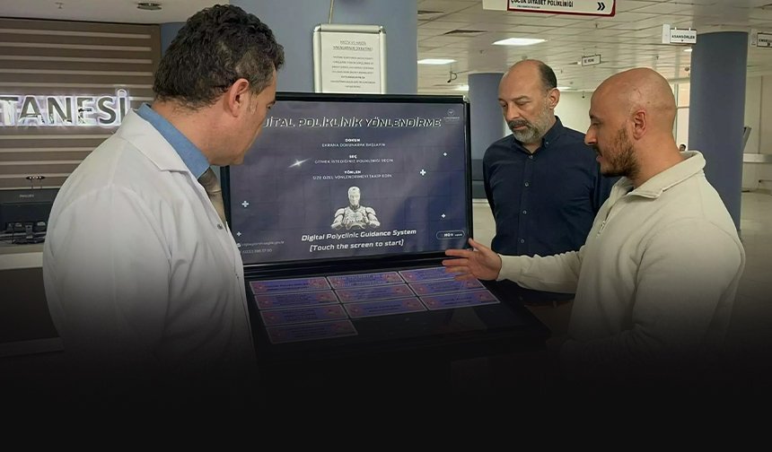 Çiğli Hastanesi’nde danışma sistemi yapay zeka ile güçlendi!