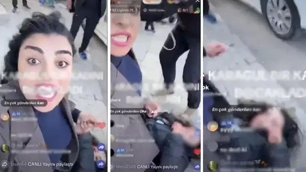 Tiktok Fenomeni Dehset Sacti Polis Arabasindan Canli Yayina Devam Etti 1