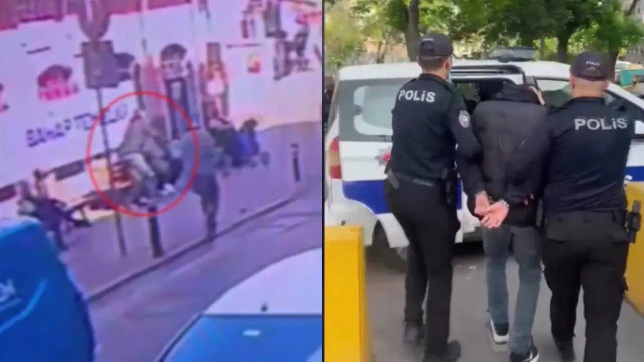 'Yan baktın' dedi bankta oturan kişiyi bıçakladı!