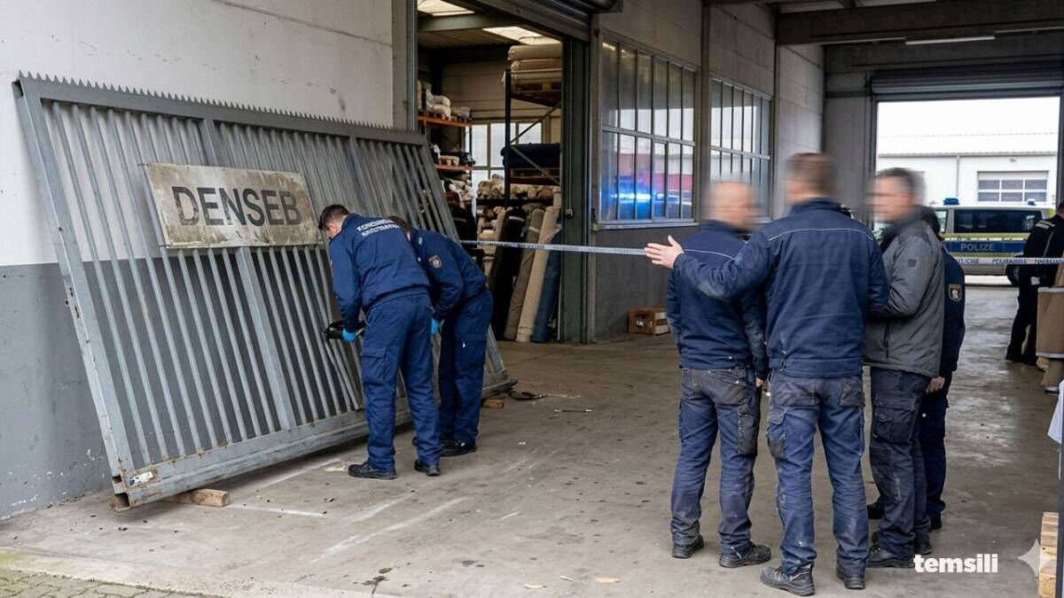 Denizli'de iş cinayeti: Üzerine demir kapı devrilen işçi hayatını kaybetti