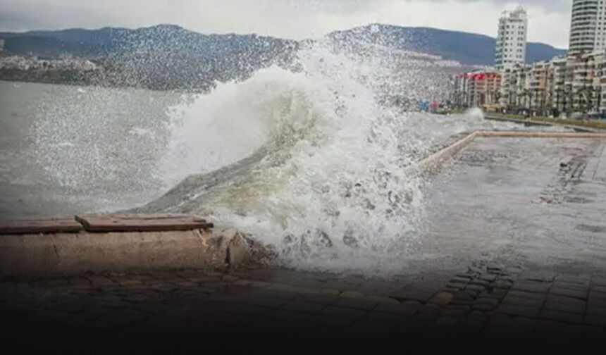 Ege'de fırtına alarmı! Meteoroloji saat vererek uyardı