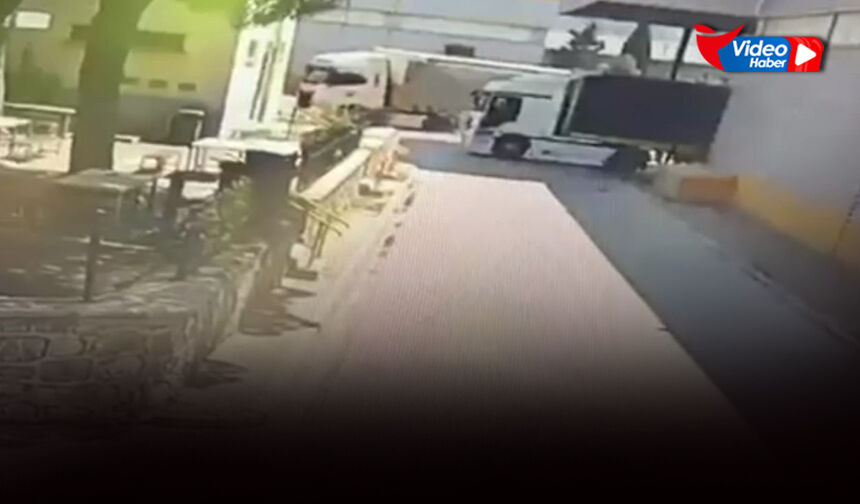 İş yerinde korkunç kaza: TIR'ın altında sürüklendi!